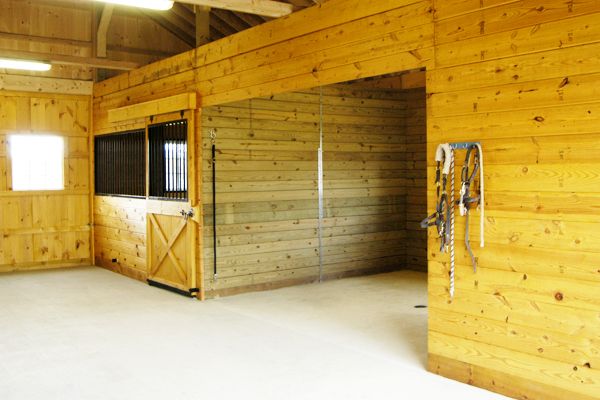 Modular Horse Barn 12x12 Wash Room