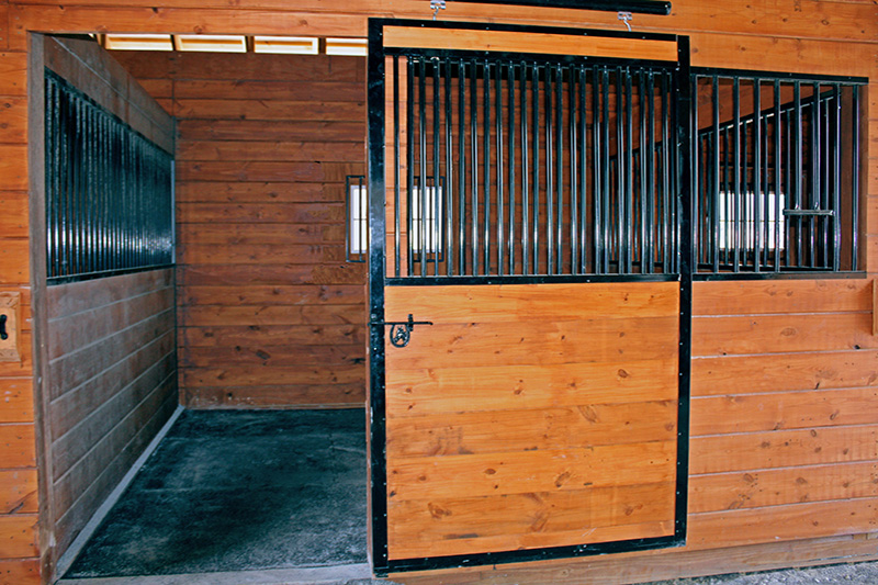 Modular Horse Barn Inside Stall Sliding Door