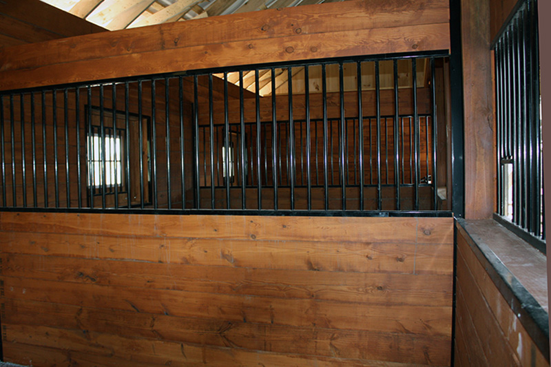 Modular Horse Barn Stall Divider