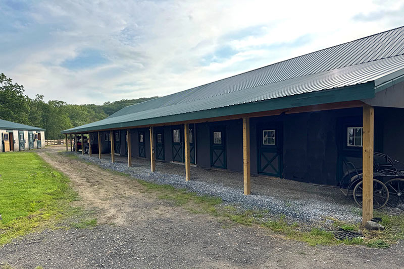 8' x 132' Overhang on one side.